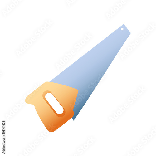 home remodeling repair tool saw icon design vector