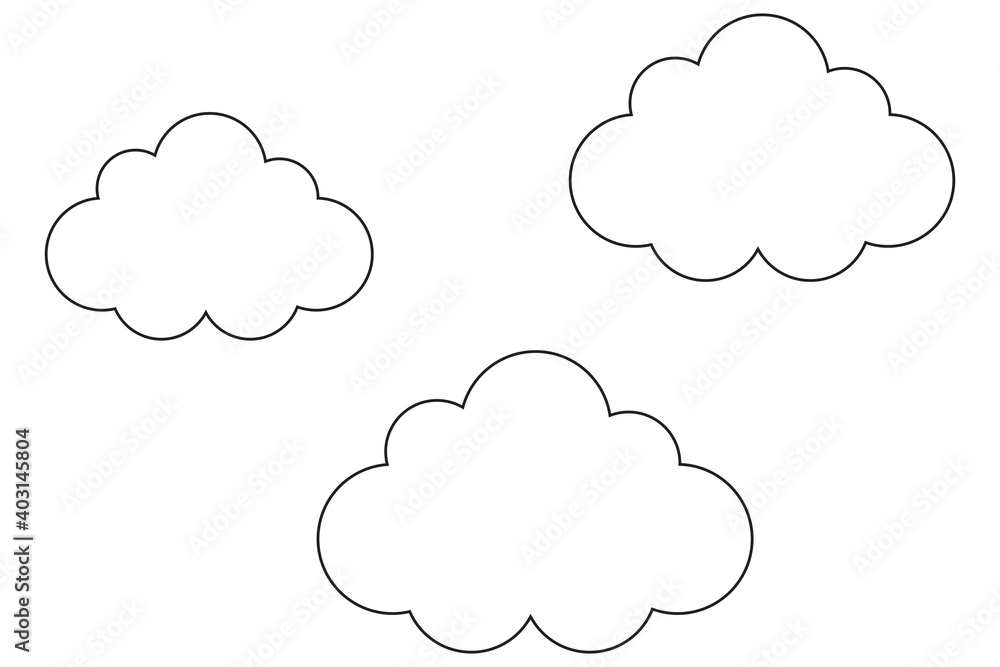 Cloud computing, Cloud computing technology internet concept, Cloud icon with circuit board isolated in white background. vector illustration