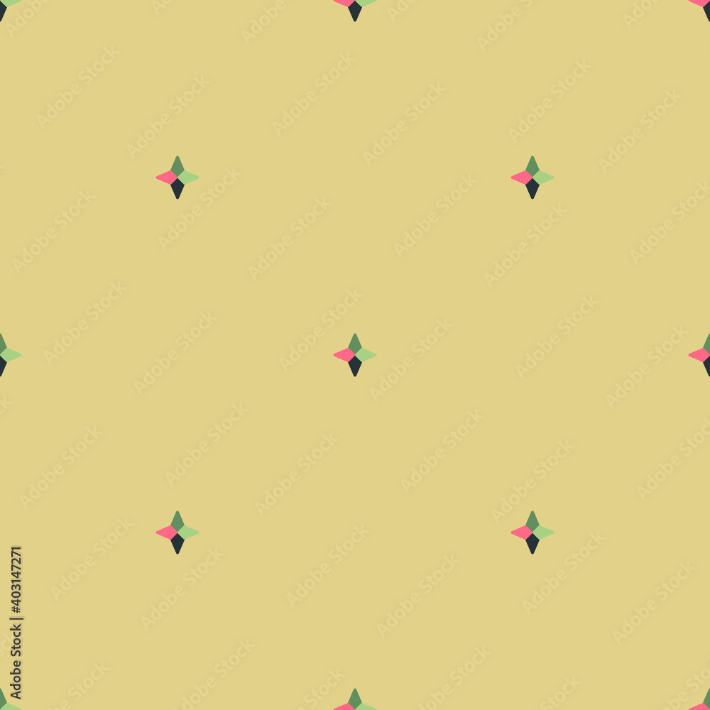 abstract seamless pattern with small elements, autumn warm color palette abstract seamless pattern with small elements, autumn warm color palette