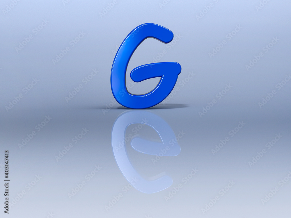 Artistic letter using a computer Artistic letter using a computer