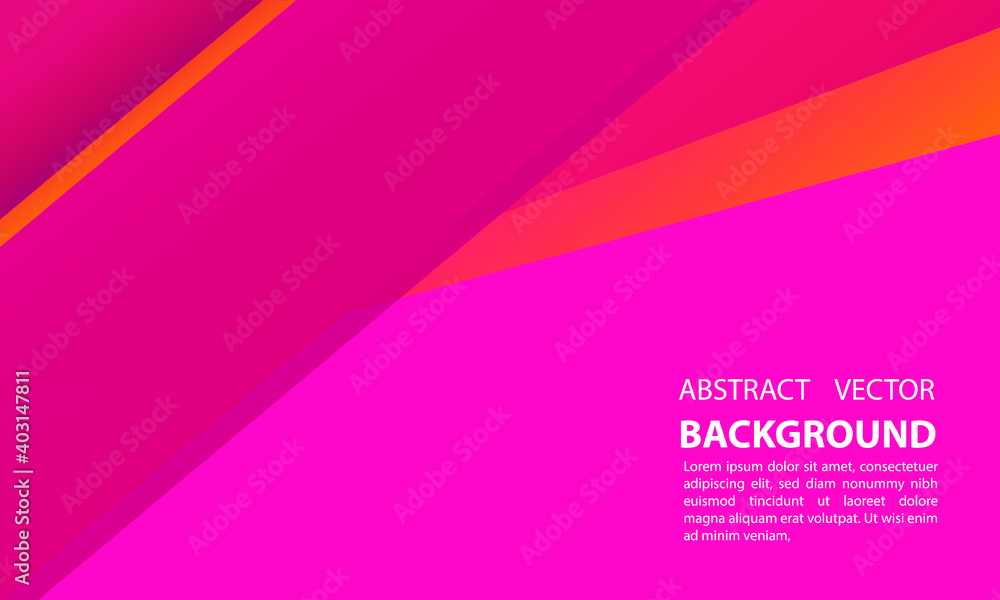 abstract geometric shape background with elegant style and purple and pink color suitable for poster banner template