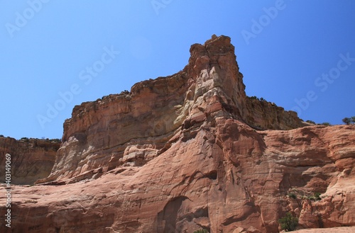 Interesting red rock formations in Arizona