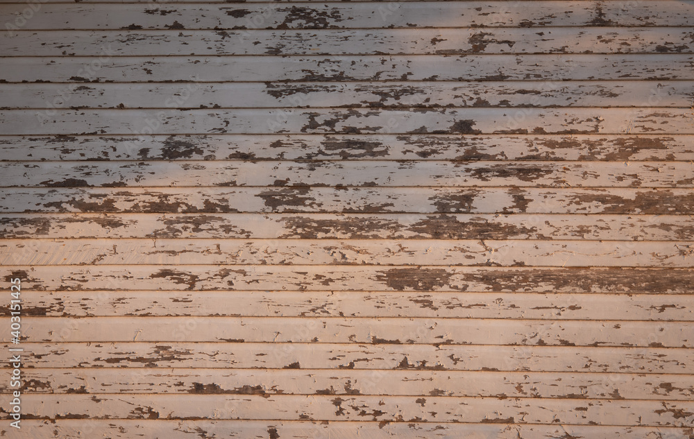 Fototapeta premium peeling painted wooden wall