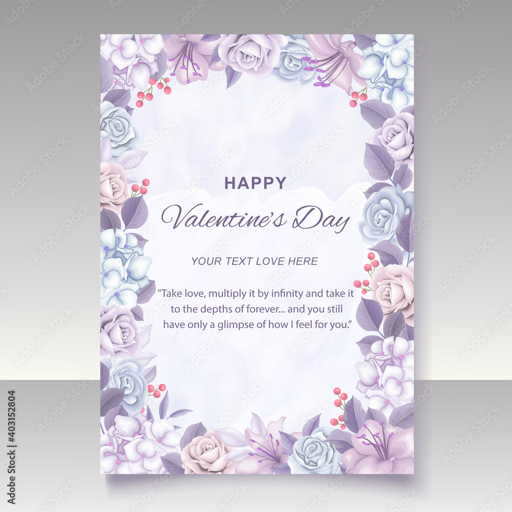 Valentine's day background with handrawn Valentine's day background with handrawn
