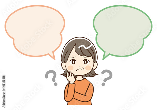 女性　ミドル世代　おばさん　疑問