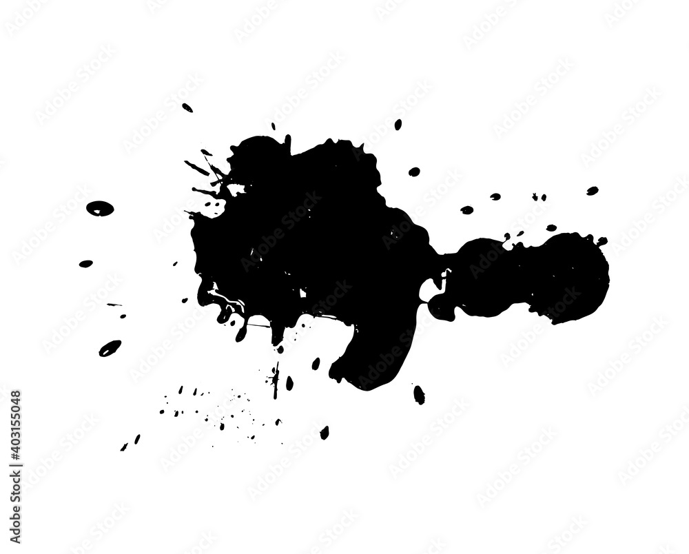 Ink stain. Black Paint Spot . Silhouette brush texture. Black ink splashes. Vector black paint, ink brush stroke, brush, line or texture. Dirty artistic design element, box, frame. Ink stain. Black Paint Spot . Silhouette brush texture. Black ink splashes. Vector black paint, ink brush stroke, brush, line or texture. Dirty artistic design element, box, frame.
