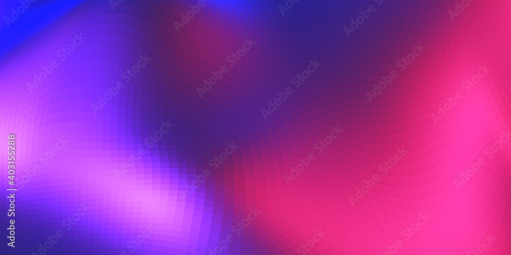 Fototapeta premium Red and blue gradient mesh to rainbow colors Abstract wave blur