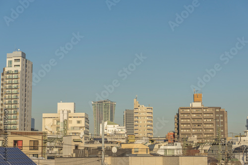 東京目黒 騎兵山からの風景