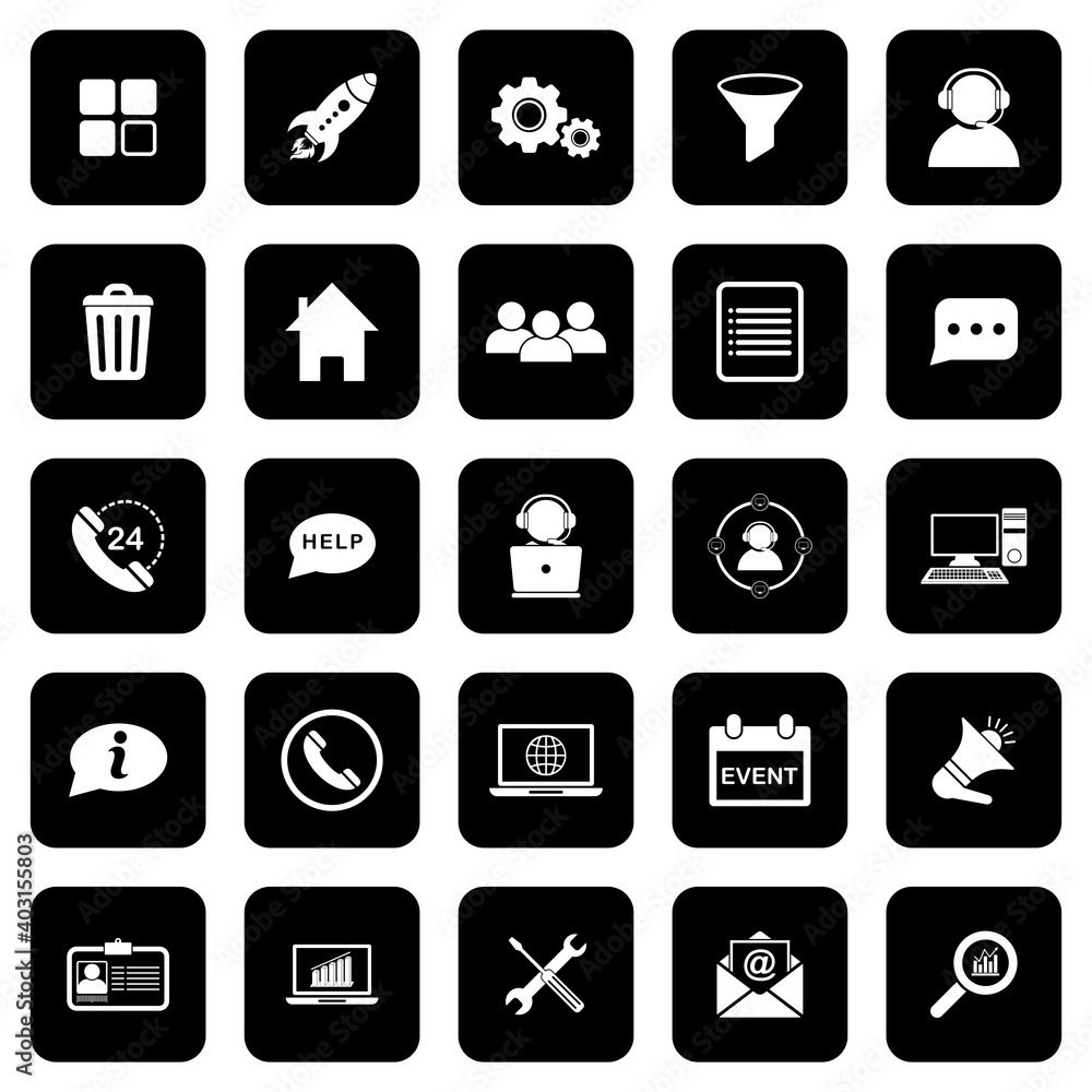 operator icon set, admin icon set vector symbol operator icon set, admin icon set vector symbol