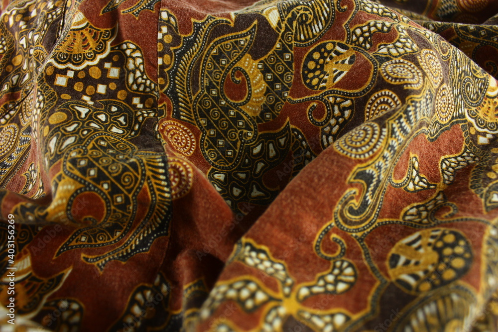 indonesian traditional batik pattern