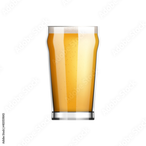 Light Beer Glass Composition