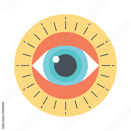 Vector icon of visual effects 