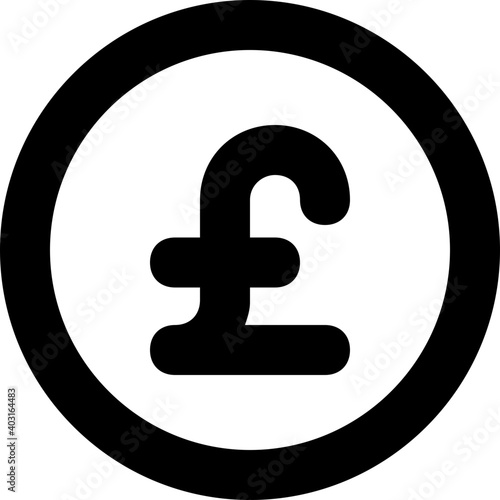 Pound Line Vector Icon