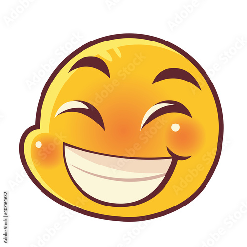 funny emoji, smiling emoticon face expression social media