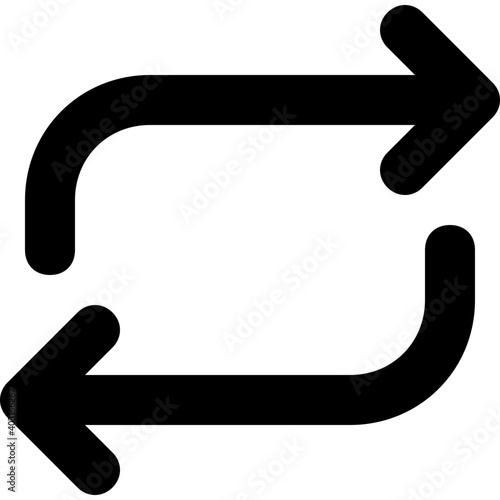 Sync Vector Line Icon