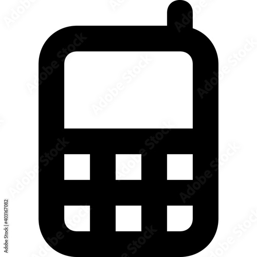 Intercom Vector Line Icon