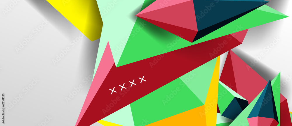 3d low poly abstract shape background vector illustration 3d low poly abstract shape background vector illustration