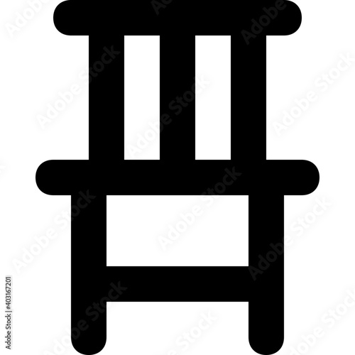 Chair Vector Line Icon