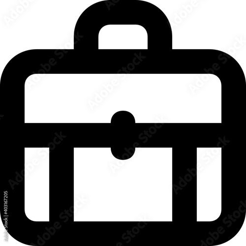 Briefcase Vector Line Icon