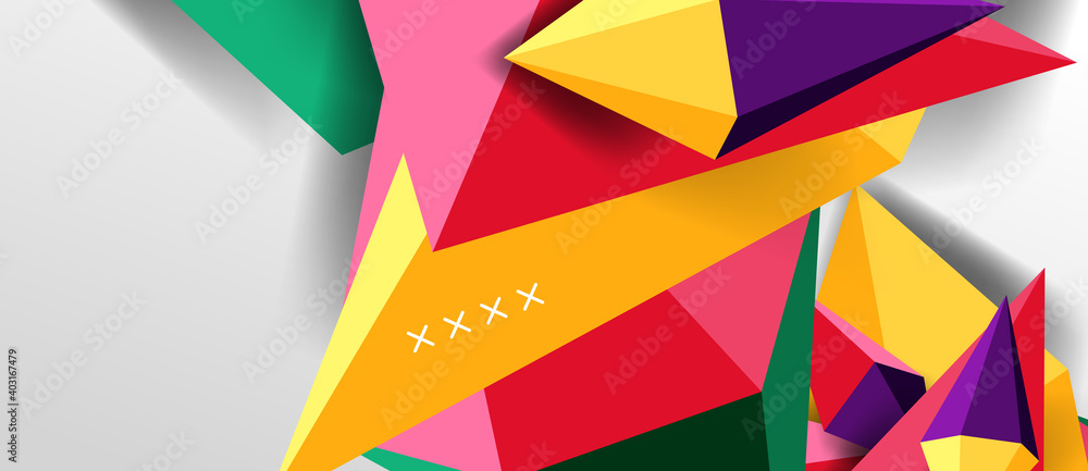 3d low poly abstract shape background vector illustration 3d low poly abstract shape background vector illustration