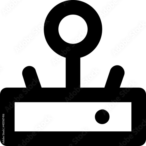 Joystick Vector Line Icon