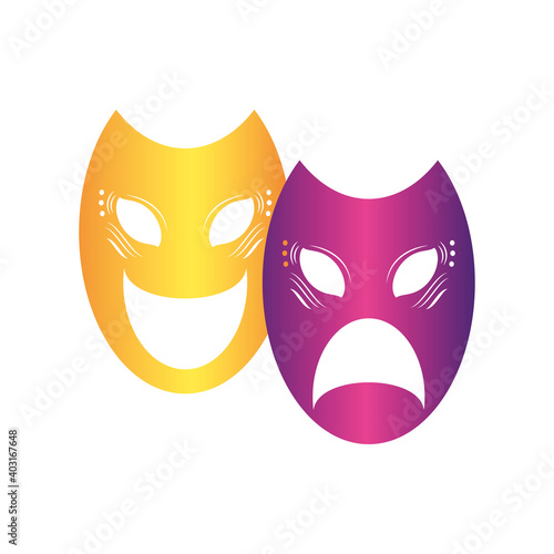mardi gras theater masks performance carnival