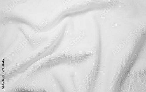 White wavy cloth mesh background