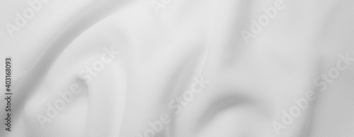 White wavy cloth mesh background