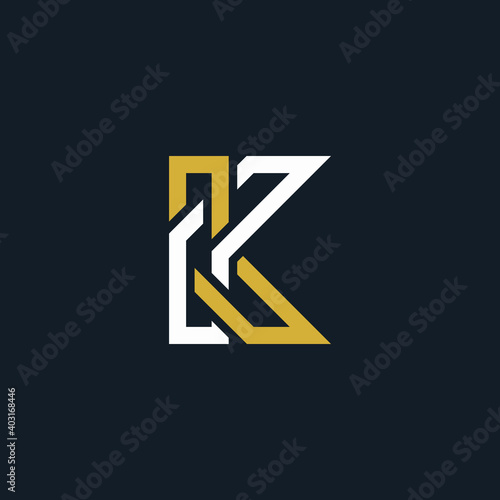 logo letter K line geometric