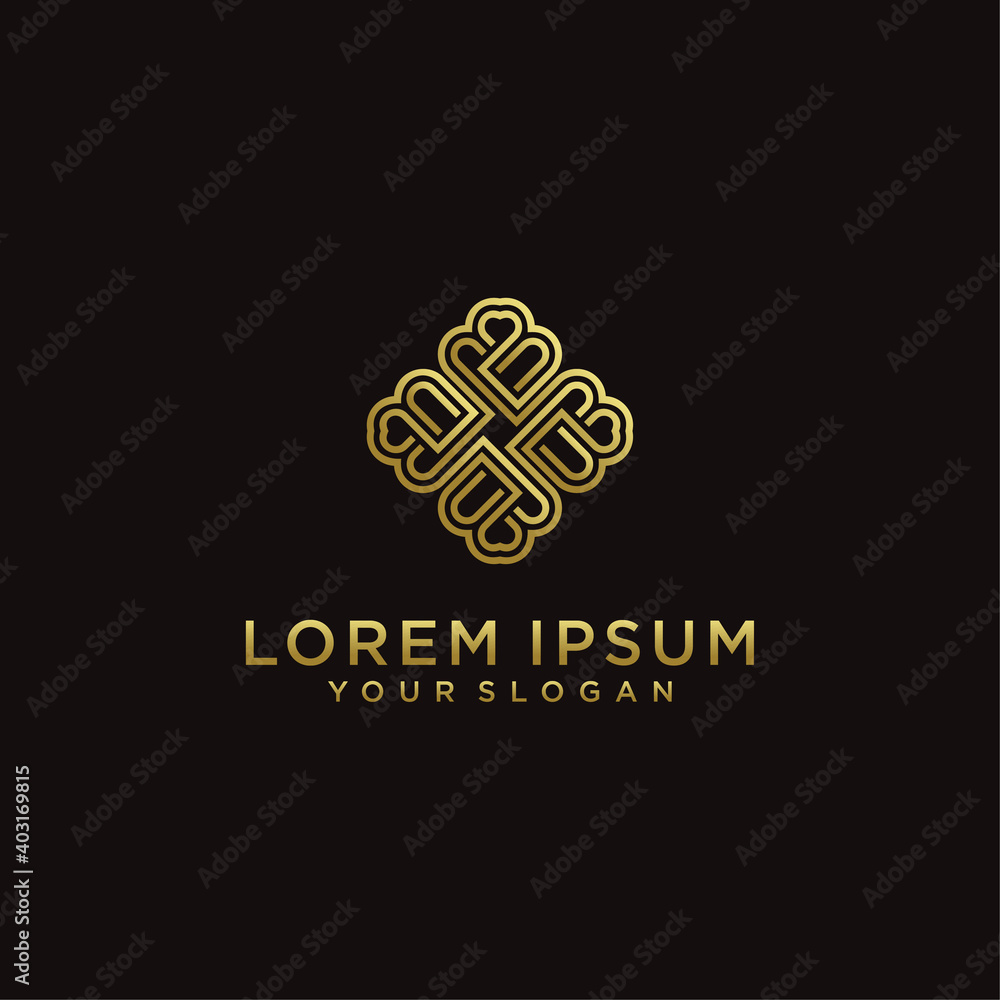 Elegant ornamental logo with modern concept Premium Vector. Part 1 Elegant ornamental logo with modern concept Premium Vector. Part 1