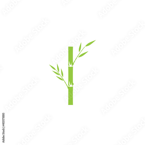 Bamboo Logo Template vector icon illustration design