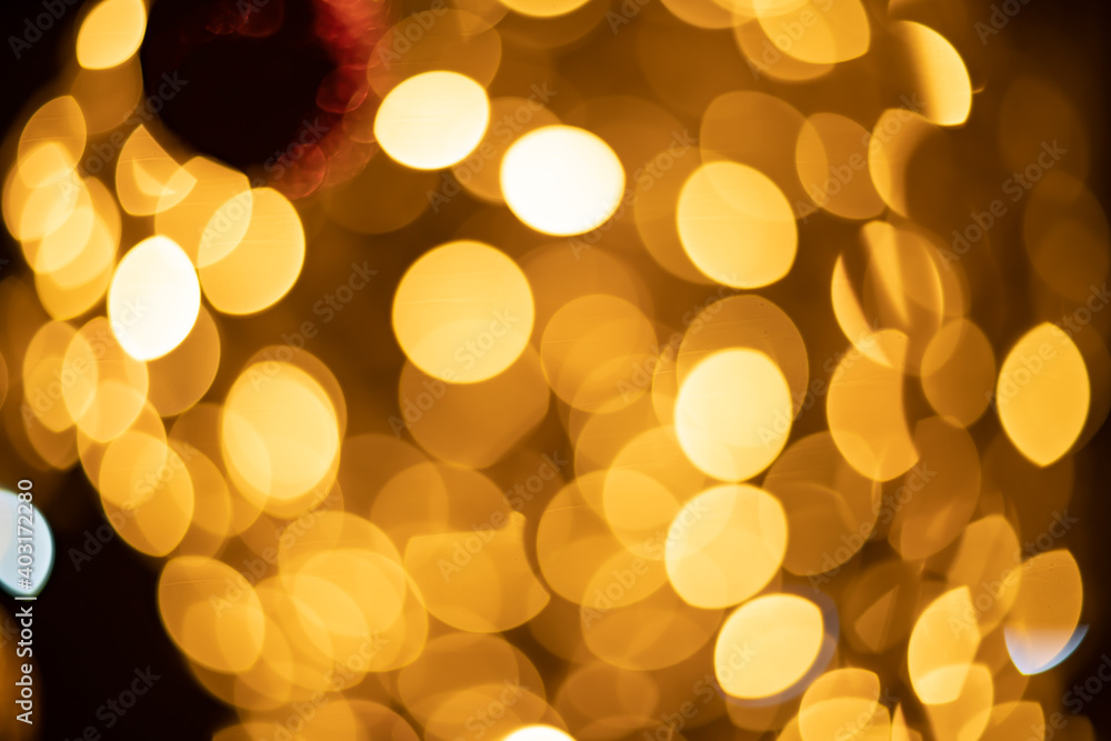 Christmas ilumination bokeh gights in the city Christmas ilumination bokeh gights in the city
