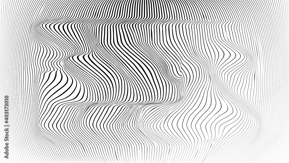 Abstract flow lines background . Fluid wavy shape .Striped linear pattern . Music sound wave . Vector illustration Abstract flow lines background . Fluid wavy shape .Striped linear pattern . Music sound wave . Vector illustration