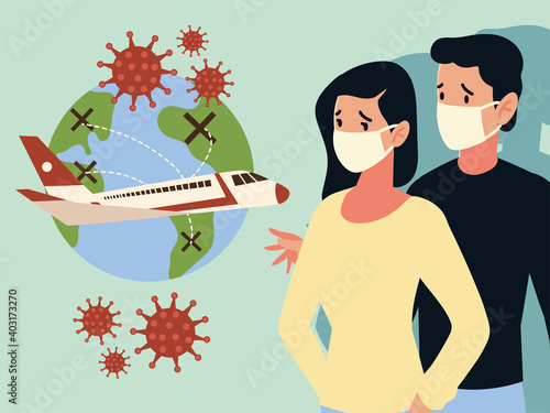 crisis airline and travel tourism business from the outbreak of the disease coronavirus covid 19