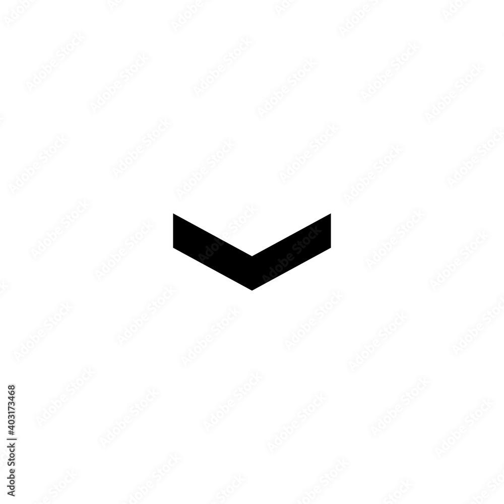 chevron icon vector sign symbol chevron icon vector sign symbol