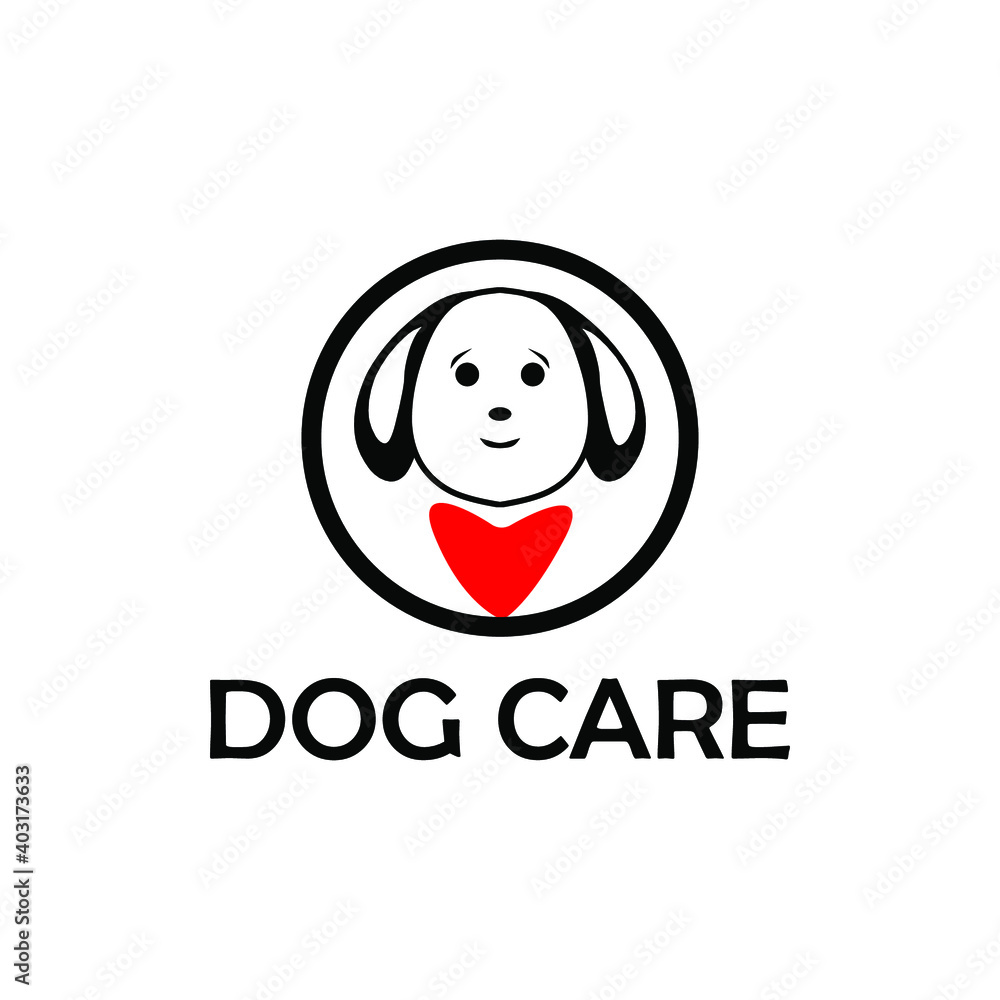 dog care design concept template dog care design concept template