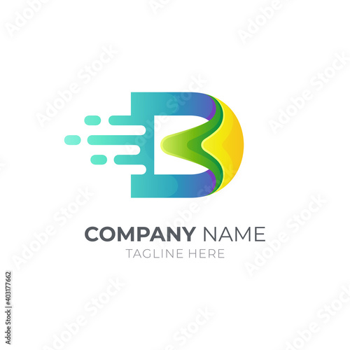 D water splash logo template with 3d concept Free Download D water splash logo template with 3d concept - GFXLoad