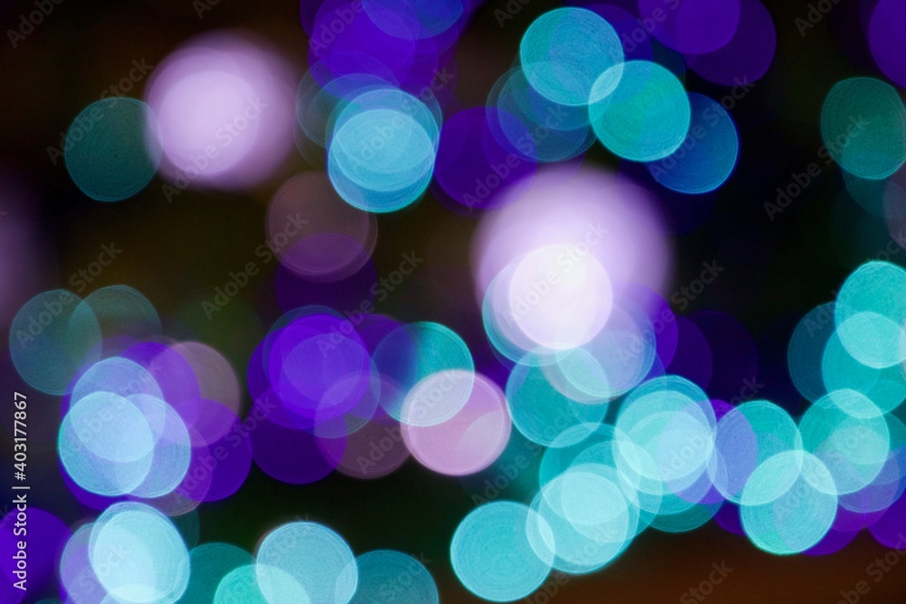 玉ボケ　イルミネーション　背景画像