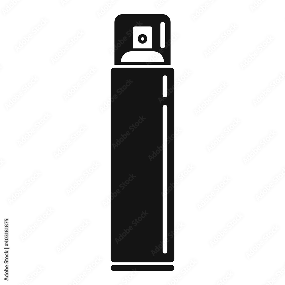 Stylist hair spray icon. Simple illustration of stylist hair spray vector icon for web design isolated on white background Stylist hair spray icon. Simple illustration of stylist hair spray vector icon for web design isolated on white background
