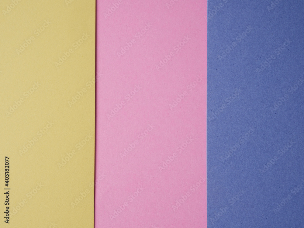 Multi-color background composition of cardboard of different colors postcard