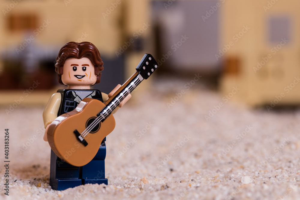 Naklejka premium Lippstadt - Deutschland 3. Januar 2021 Lego Figur Han Solo