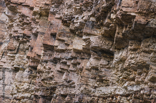 wild Tasmanian landscape during a hike to Fossil Cove with interesting rock formations
