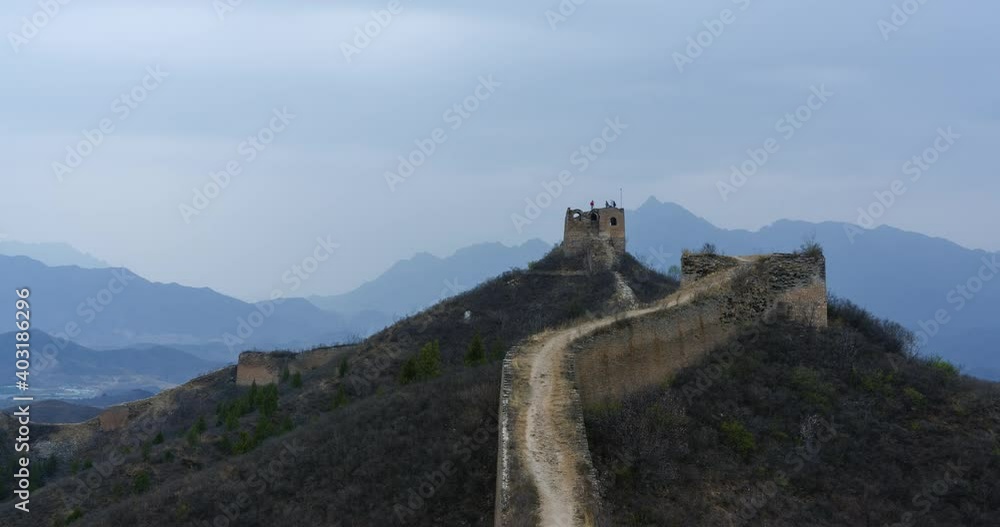 Cloudy scene, Great Wall of china (Time-lapse) Cloudy scene, Great Wall of china (Time-lapse)