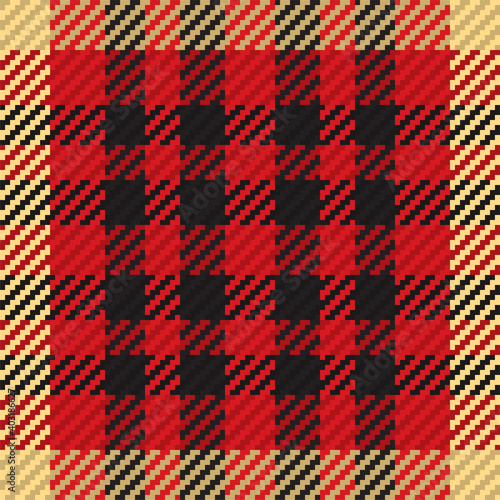 Seamless pattern of scottish tartan plaid. Repeatable background with check fabric texture. Vector backdrop striped textile print.