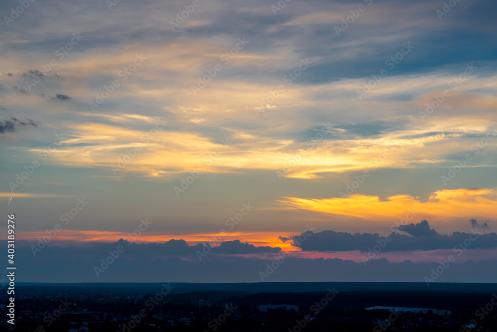 Clouds on sunrise Clouds on sunrise