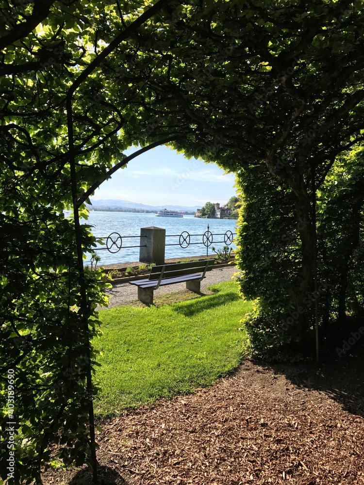 Obraz premium See - Schlossgarten