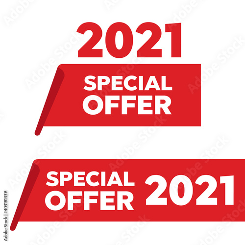 Big sale banner. Red vector banner. Exclusive offer