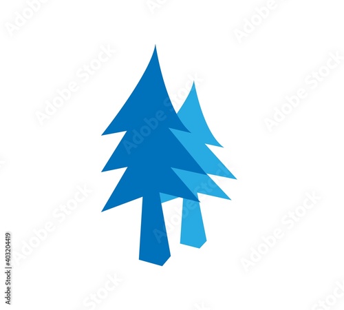 Fototapeta Naklejka Na Ścianę i Meble -  pine tree icon vector illustration