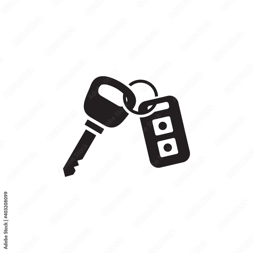 key car icon symbol sign vector key car icon symbol sign vector
