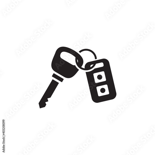 key car icon symbol sign vector
